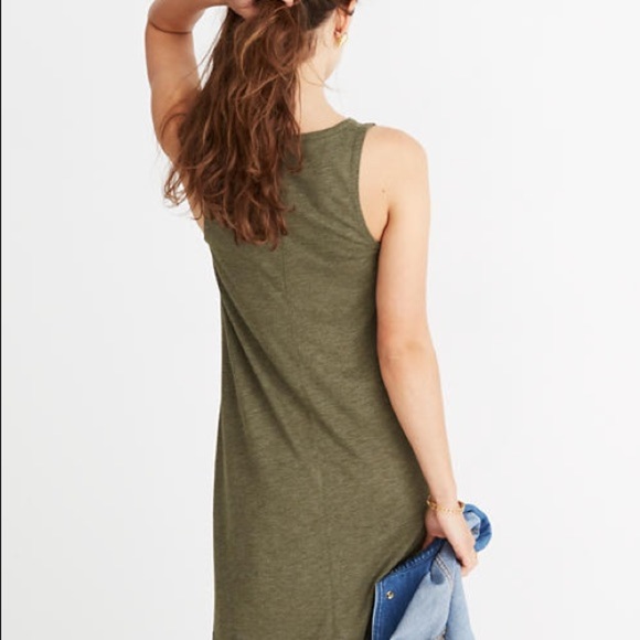 Madewell Olive Highpoint Tank Dress - Picture 3 of 5